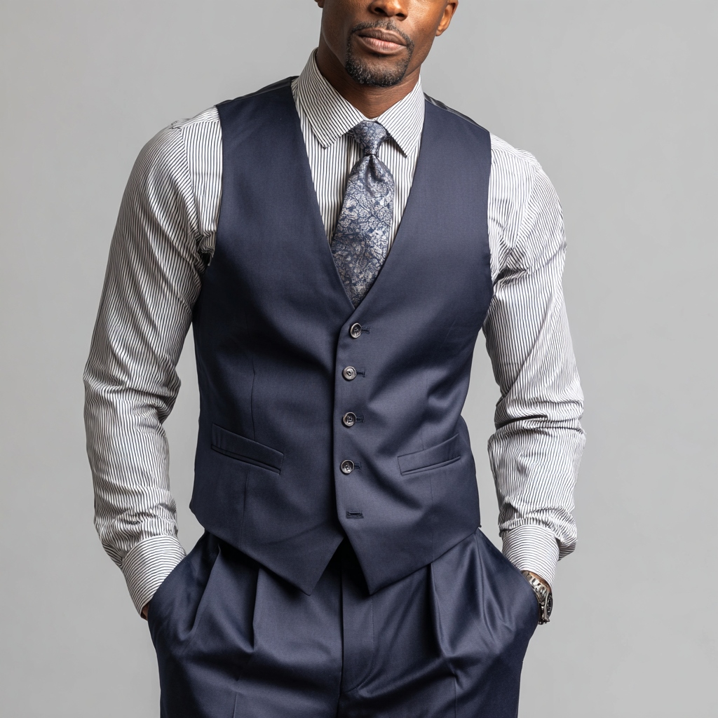 3-Piece Suit Vest Set: Smart Layering