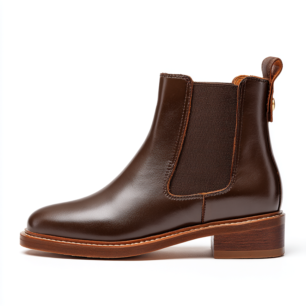Chelsea Boots for Women with a High-Quality Leather Finish