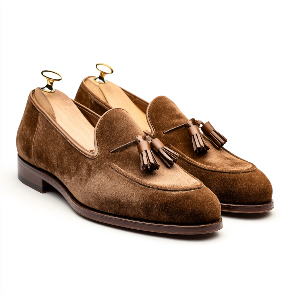Suede Luxe Tassel Loafers