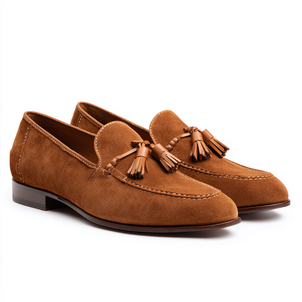 Suede Luxe Tassel Loafers